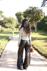 Black Leather Pants